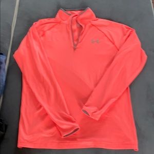 Women’s Under Armour 1/4 zip Medium Peach